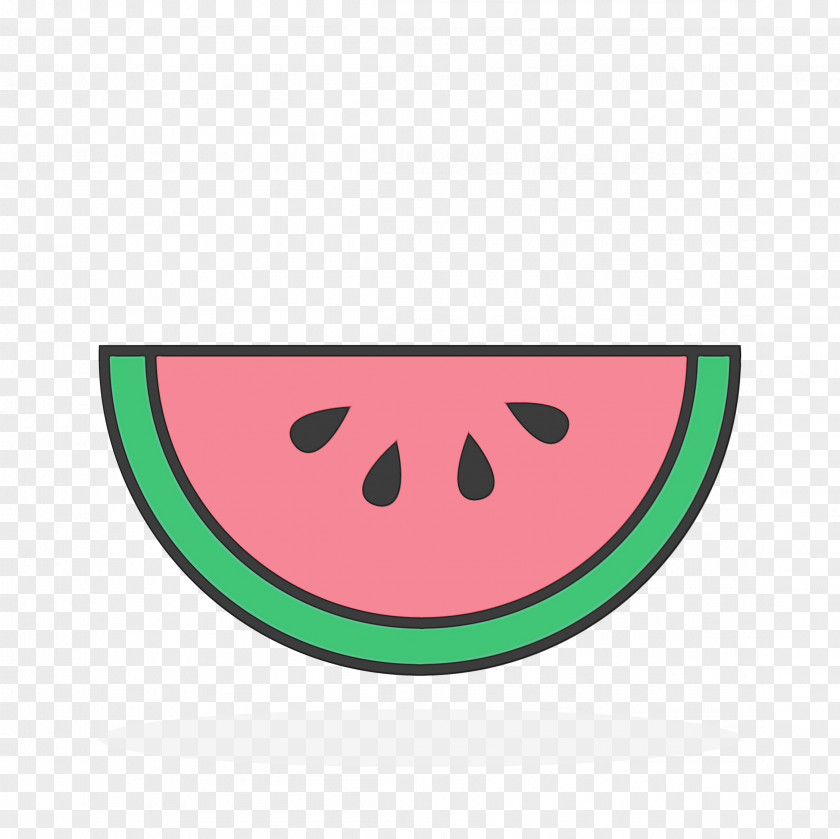 Smiley Plant Watermelon Background PNG