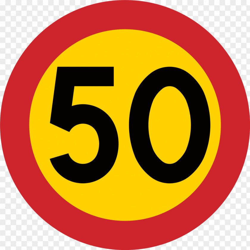 Yellow Road Speed Limit Traffic Sign Bump PNG
