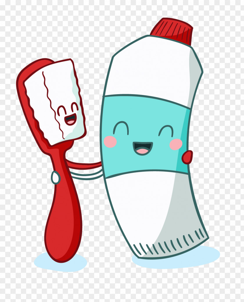Cartoon Toothbrush Electric Tooth Brushing PNG