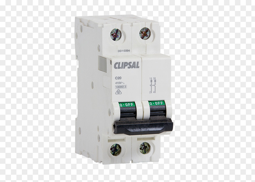 Circuit Breaker Schneider Electric Clipsal Three-phase Power Electrical Network PNG