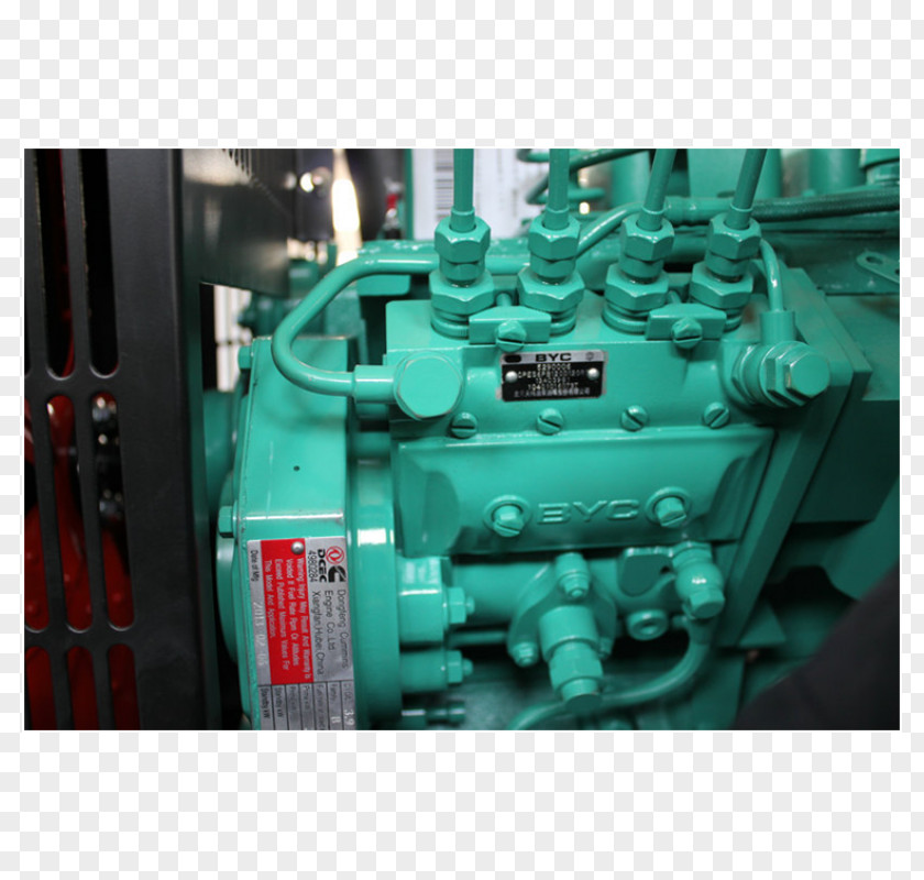 Diesel Generator Engine Metal Machine PNG