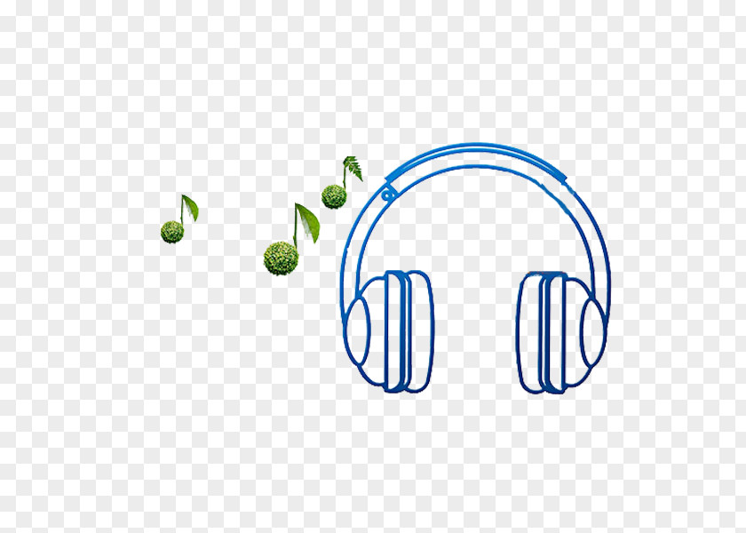 Nice Headphones Cartoon Icon PNG