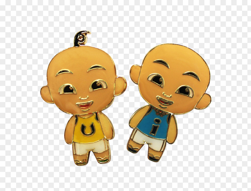 Upin Ipin Earring Brooch Body Jewellery Clothing PNG