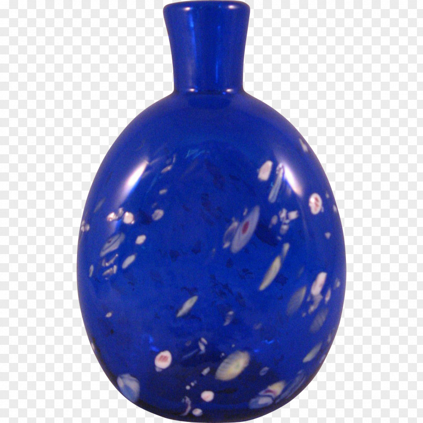 Vase Cobalt Blue Glass Art PNG