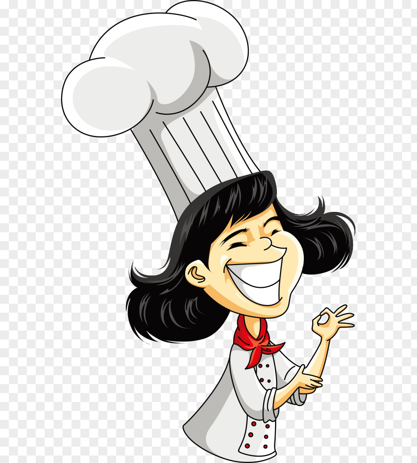 Vector Female Chef Cartoon Royalty-free Illustration PNG