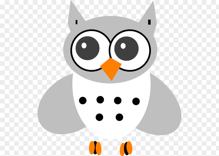 Cartoon Snowy Owl Free Clip Art PNG