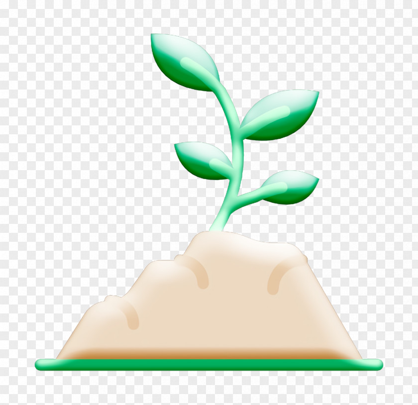 Ecology Icon Soil Sprout PNG