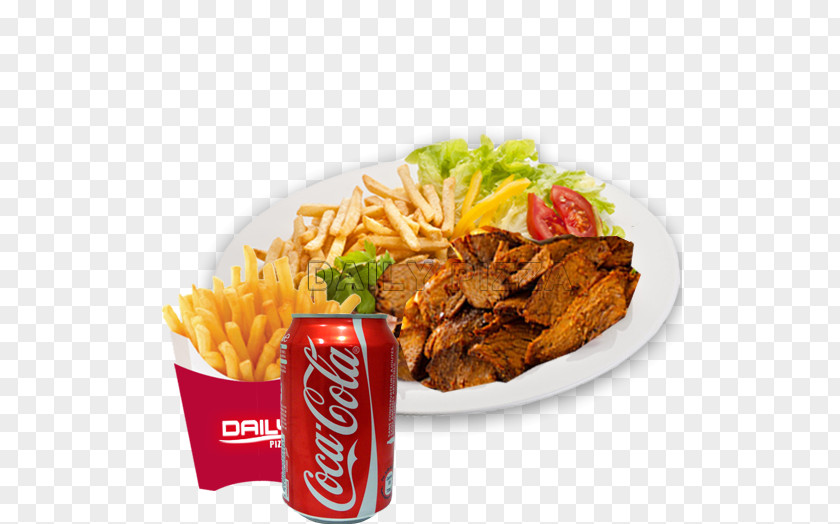 Fried Chicken French Fries Full Breakfast And Chips Street Food PNG
