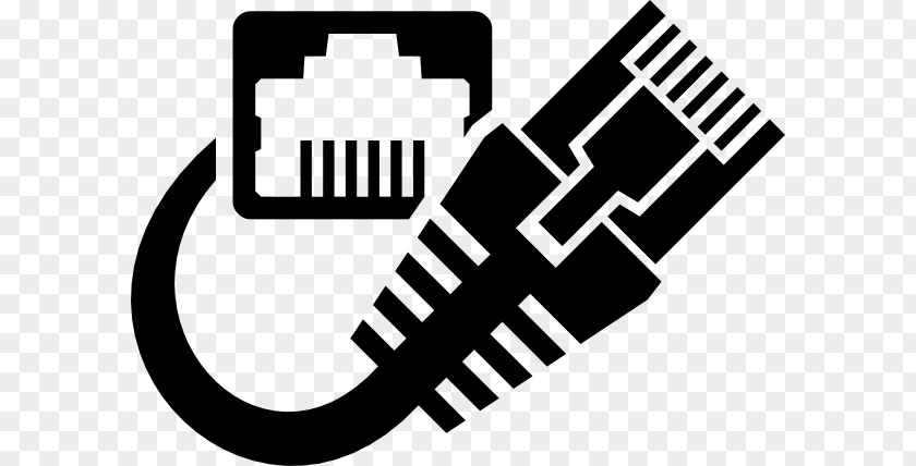 Rj45 Ethernet Network Cables Switch Clip Art PNG