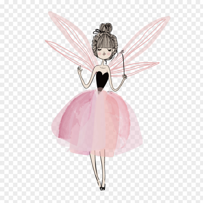 Winged Fairy Elf Sprite Wallpaper PNG