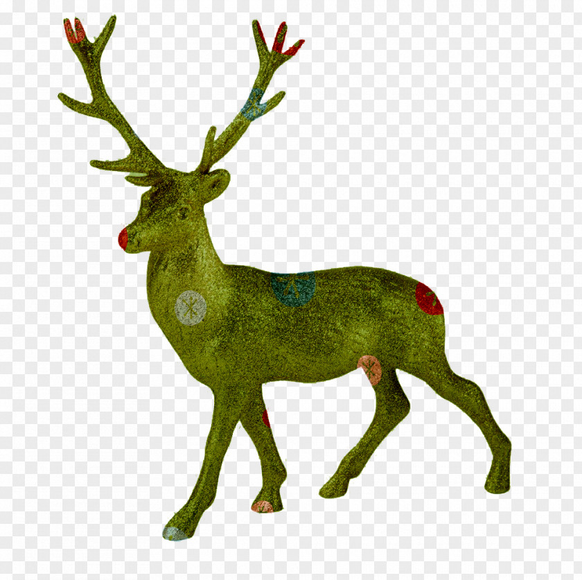 Deer Reindeer Party Christmas Centrepiece PNG