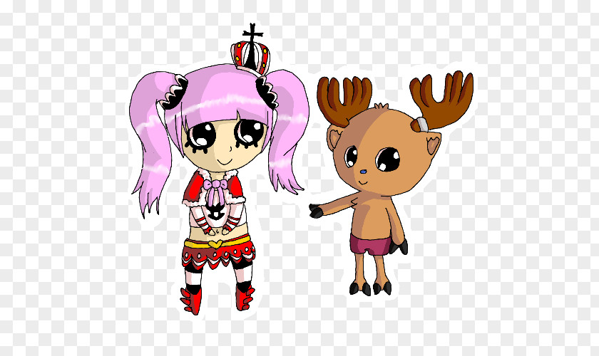 Reindeer Pink M Clip Art PNG