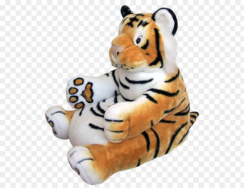 Toy Tiger Child Plush Chair PNG