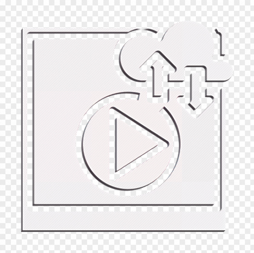 Cloud Computing Icon Digital Service Video PNG