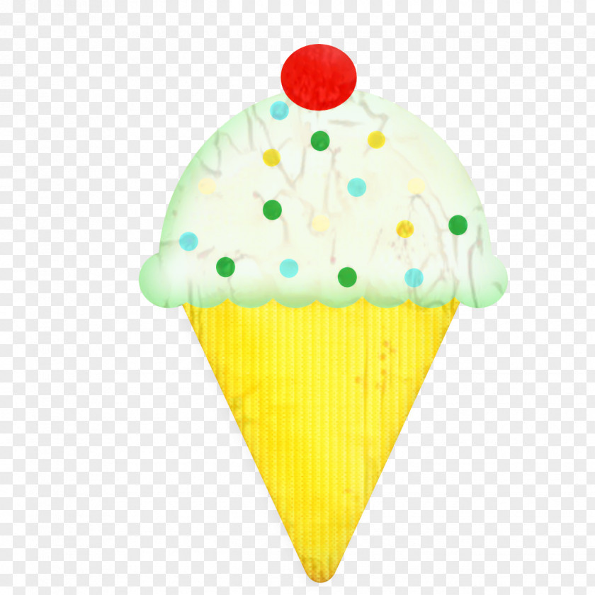 Ice Cream Cones Yellow Product Baking PNG