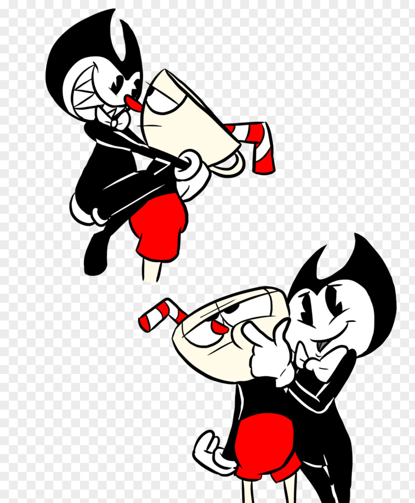 Ink Ship Cuphead Bendy And The Machine Cendy Saga Drawing PNG
