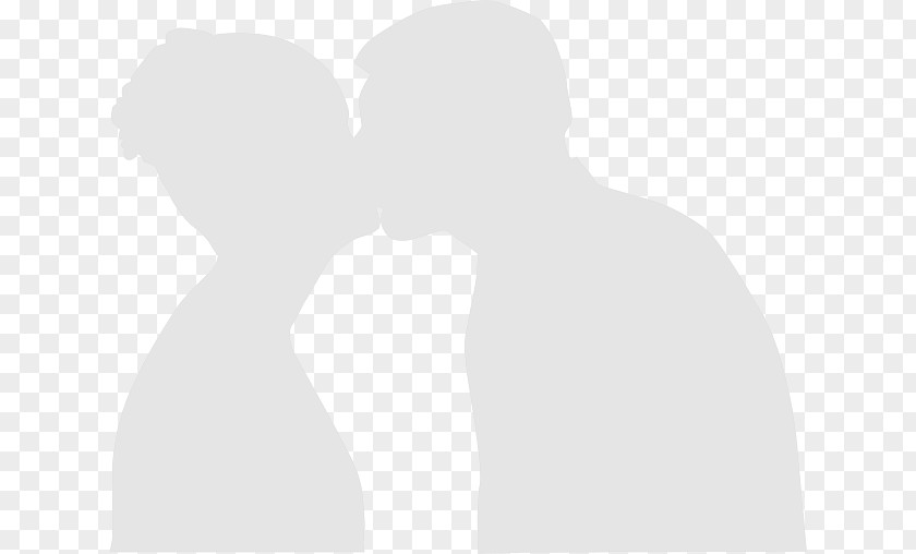 M SilhouetteRomance Silueta Woman Holding Hands Black & White PNG