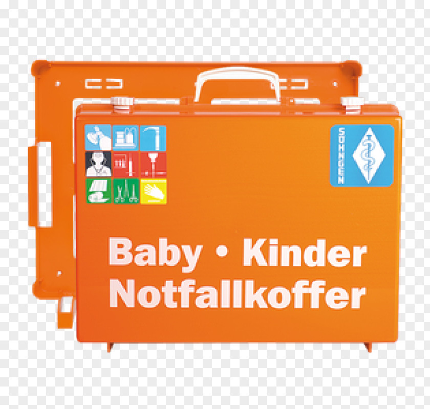Offering Emergency Kit For Baby Children Söhngen First Aid Box Orange Notfallkoffer Suitcase PNG