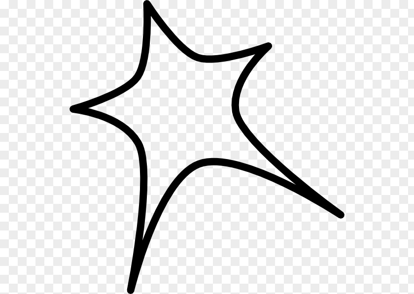 Outline Vector Star Clip Art PNG
