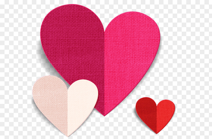 Sticker Paper Origami Heart Valentine's Day PNG