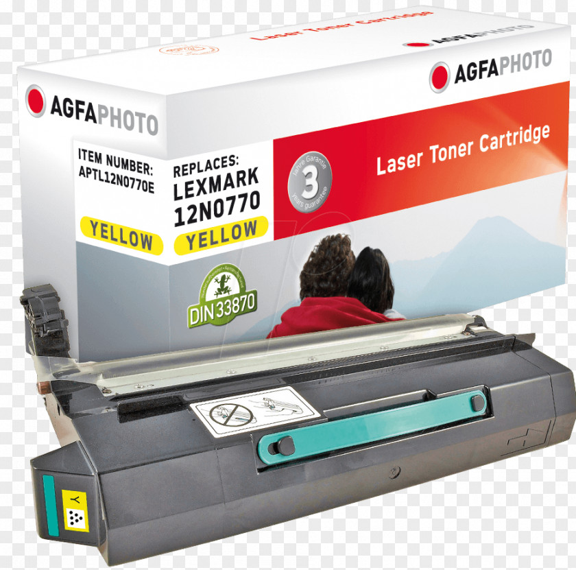 Yellow Ink Toner AgfaPhoto Hewlett-Packard Printing Brother PNG