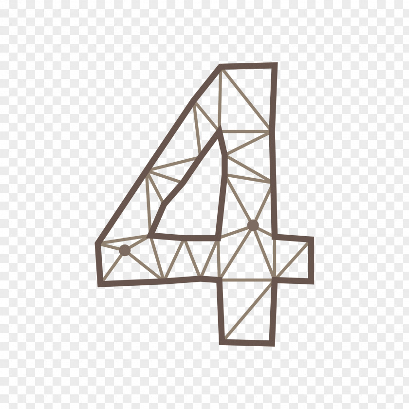 Acute Triangle Art Design Typeface Font PNG