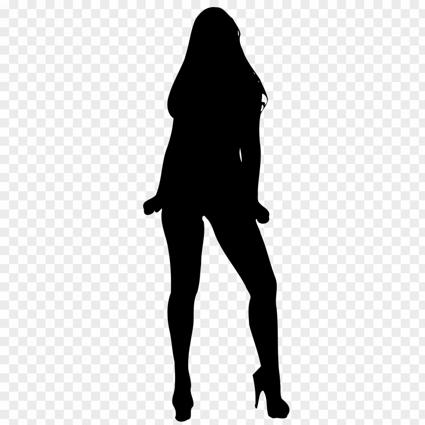 Black Woman Silhouette Clip Art PNG