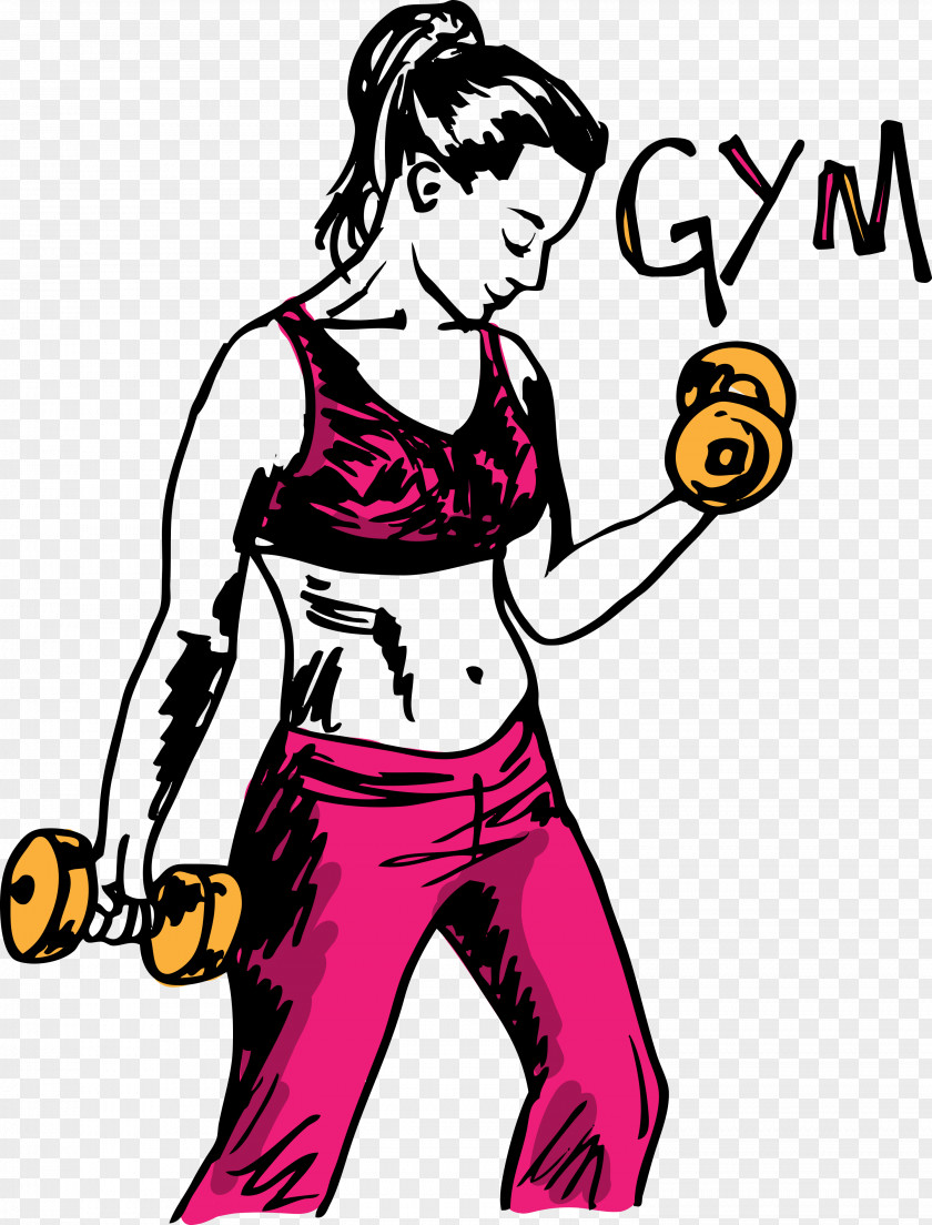 Dumbbell Weight Training Physical Fitness Clip Art PNG