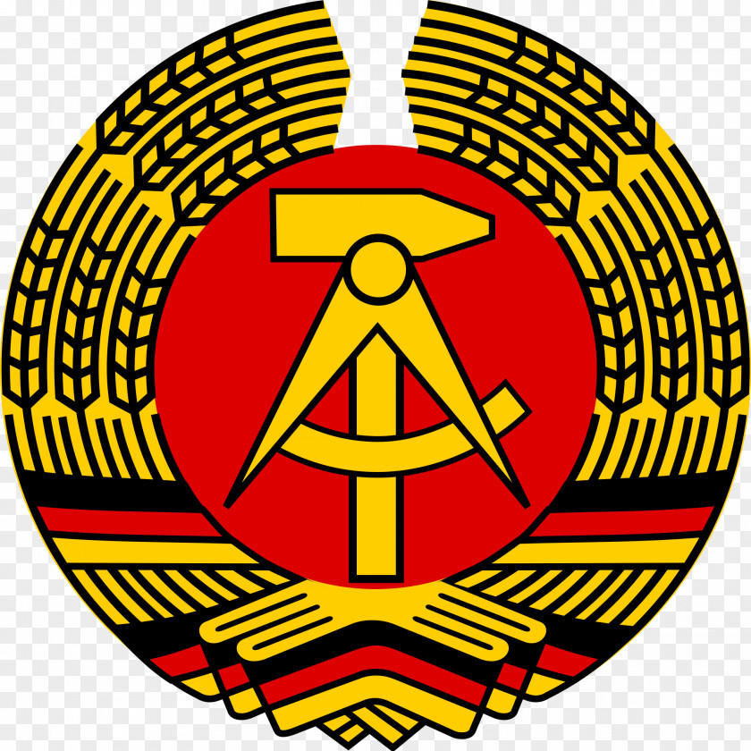 Flag National Emblem Of East Germany Soviet Occupation Zone PNG