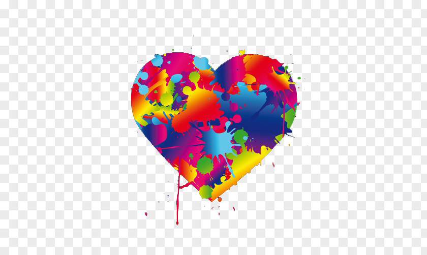 Pigment Heart Love Graffiti PNG