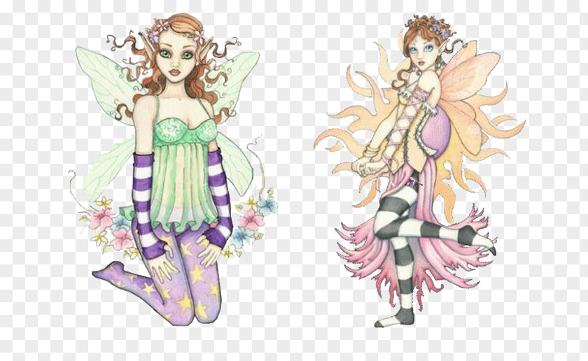 Beauty Wizard The Fairy With Turquoise Hair Clip Art PNG