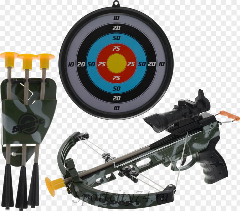 Bow Crossbow Shooting Arrow Toy Weapon PNG