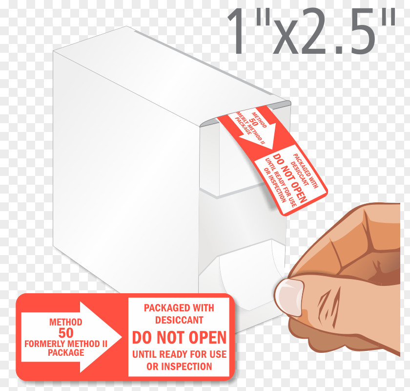 Dispencer Paper Label ORM-D Delicate Carton PNG