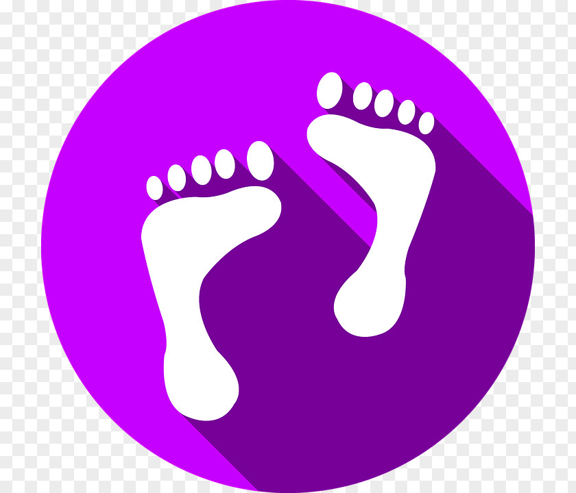 Foot Icon Transparent Clip Art Favicon Image PNG