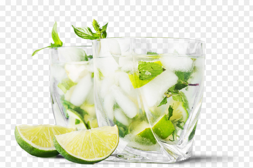 Mojito Cocktail Fizzy Drinks Vodka Tonic Lime PNG