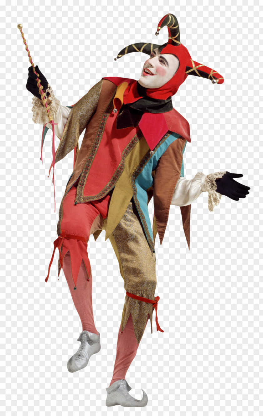 Clown Middle Ages Harlequin Jester Court Cap And Bells PNG