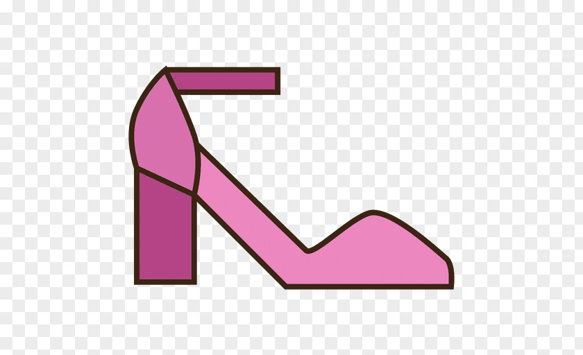 Design Pink Shoe Vexel PNG
