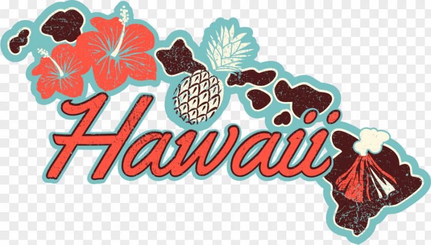 Fruits Vector Map Poster Hawaii T-shirt PNG