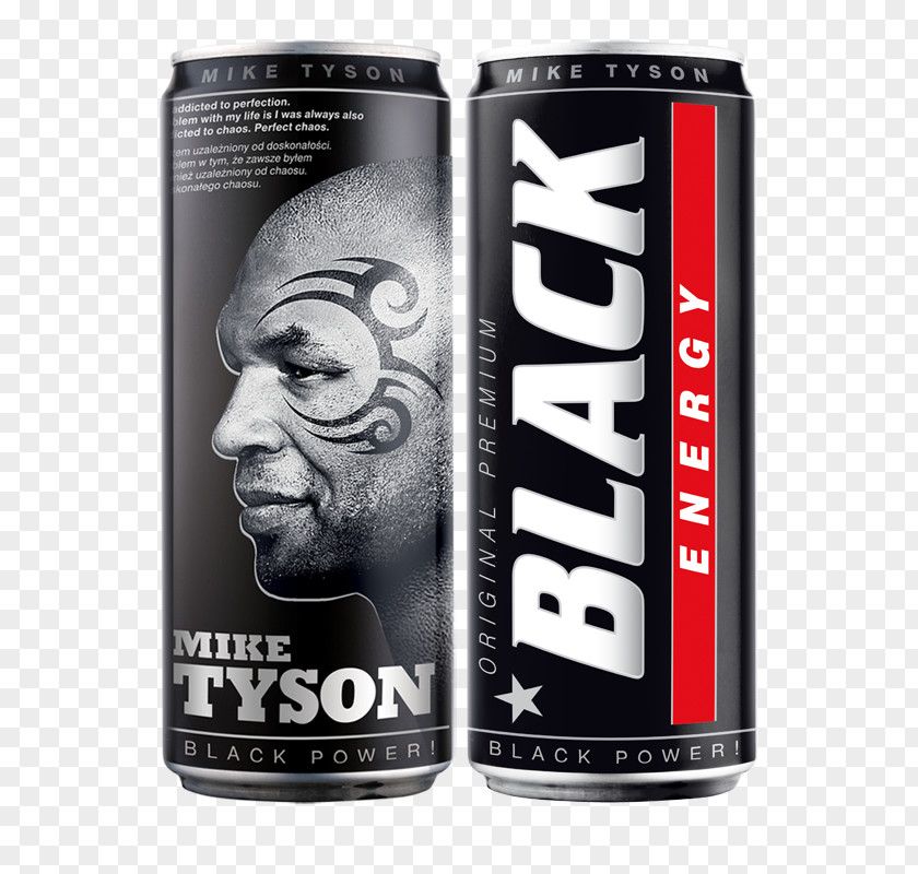 Mike Tyson Sports & Energy Drinks Mojito Carbonated Water Shark PNG