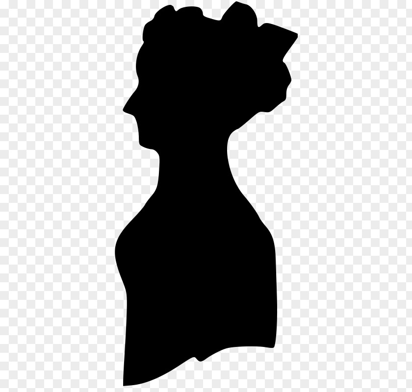 Silhouette Female Clip Art PNG