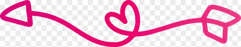 Simple Arrow Heart PNG