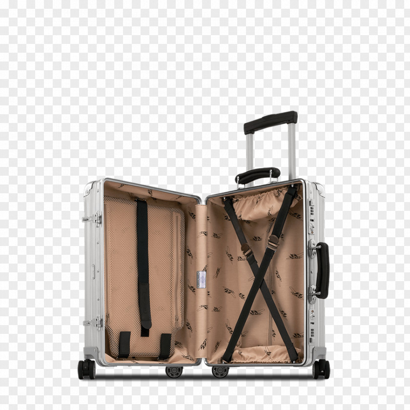 Suitcase Rimowa Classic Flight Multiwheel Cabin Hand Luggage PNG