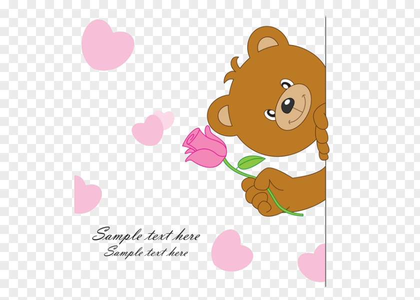 Teddy Bear Flower Stock Photography Illustration PNG bear photography Illustration, Cartoon flower clipart PNG