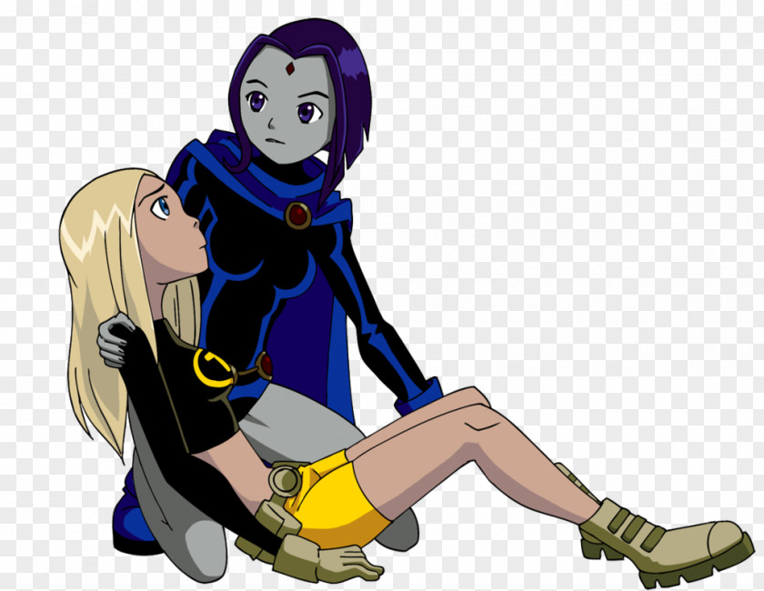 Teen Titan Common Raven Beast Boy Terra Titans PNG