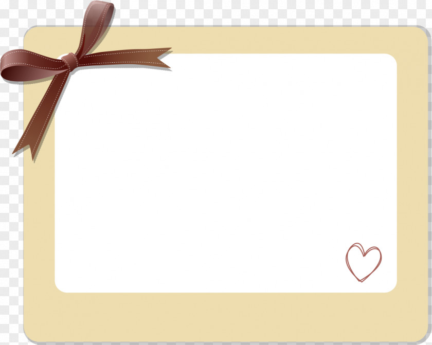 Bow Border Picture Frames Clip Art PNG
