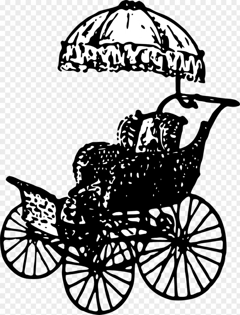 Car Baby Transport Victorian Era Chariot Clip Art PNG