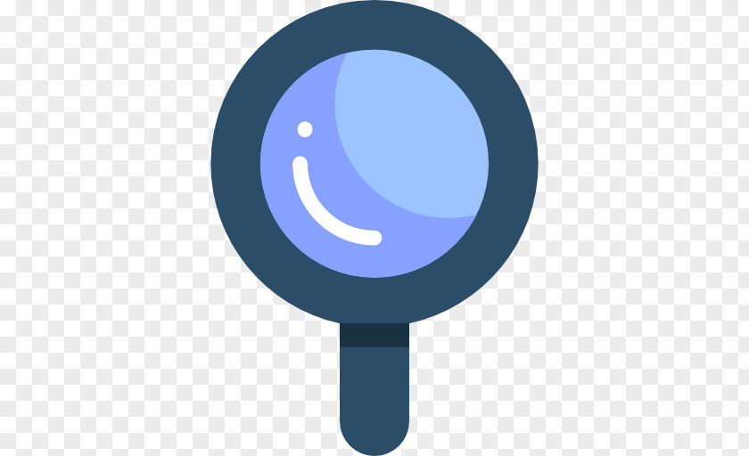 Blue Magnifying Glass PNG