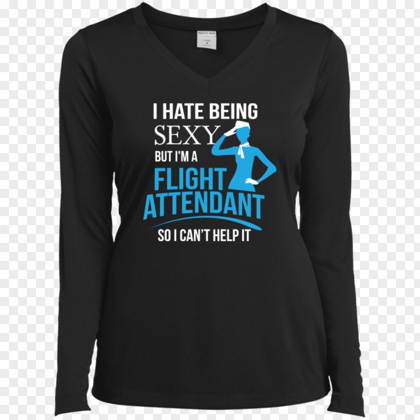 Flight Attendants T-shirt Hoodie Sleeve Neckline PNG