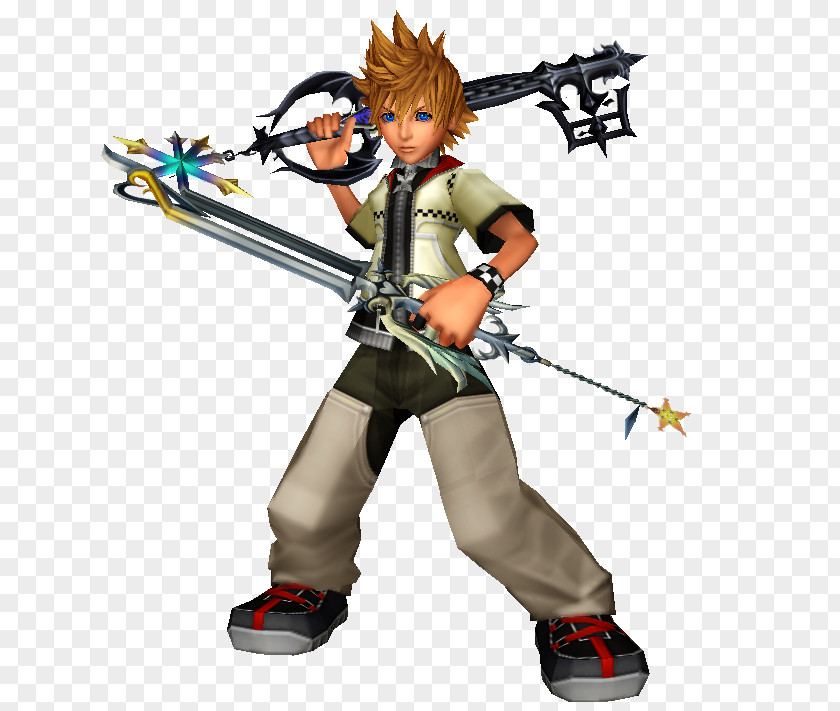 Roxas Character Kingdom Hearts Digital Art PNG