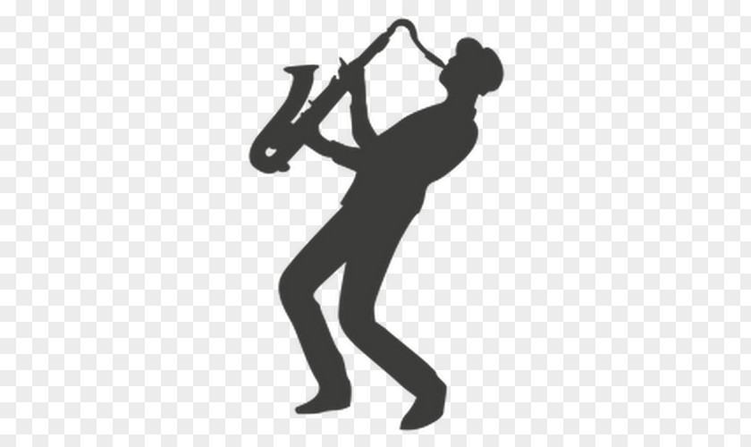 Saxophone Silhouette Musician Trumpet PNG